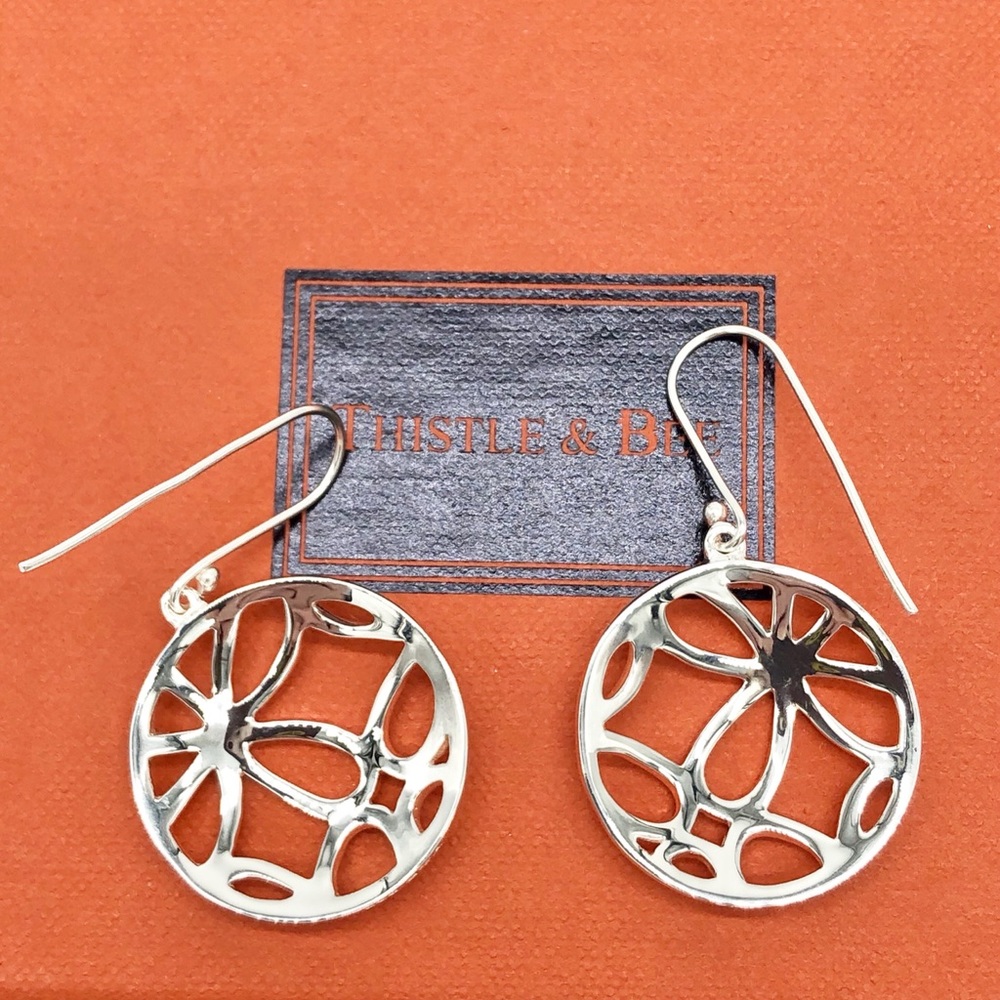 Thistle & Bee Solid Sterling Silver Earrings - image 6